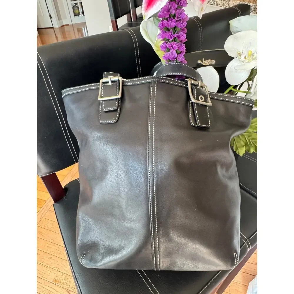 Coach 9573 black tote bag tote (300